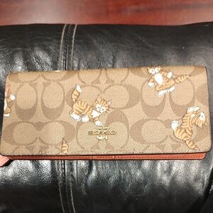 Coach Brown Signature Wallet